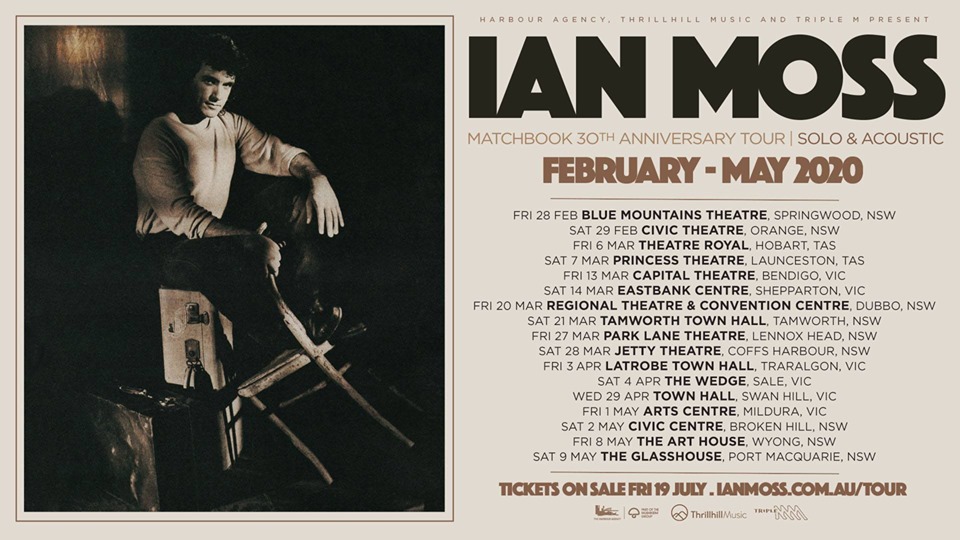 Ian Moss – Matchbook 30th Anniversary Tour. Solo & Acoustic | Blue Mountains Theatre and Community Hub
